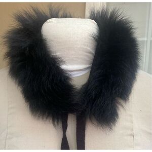 Faux Fur Collar with Tie Gorgeous!  Ski Vacation Winter Wonderland One Size